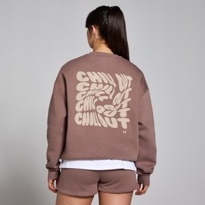 MP Women's Tempo Oversized Chill Out Graphic Sweatshirt - Hazelnut - S