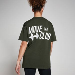 MP Oversized Move Club Tričko – Lesní Zelené - S