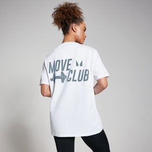 MP Oversized Move Club Tričko – Bílé - XXL-XXXL