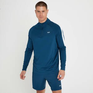 MP Pánský Tempo 1/4 Zip – Výrazně Modrý - XS