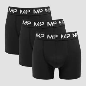 MP Pánské Technical Boxerky (3 kusy) – Černé - XXXL