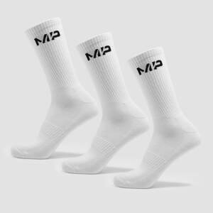 MP Dámské Essentials Crew Ponožky (3 pár) – bílá - UK 2-5