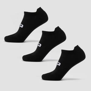 MP Unisex Trainer Ponožky (3 balení) – Černé - UK 2-5