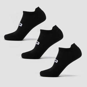 MP Unisex Trainer Ponožky (3 balení) – Černé - UK 12-14