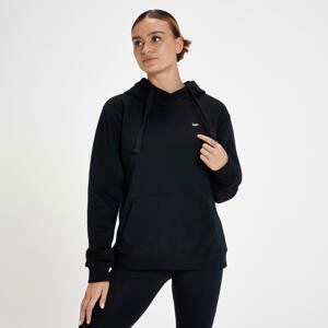 MP Women's Essentials Hoodie with Kangaroo Pocket - Black - XXS