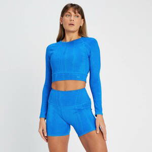 MP Dámský Tempo Reversible Crop Top S Dlouhým Rukávem – Elektrický Modrý - XL