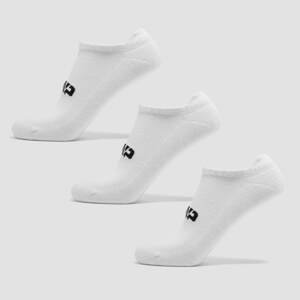MP Unisex Trainer Ponožky (3 balení) Bílé - UK 2-5
