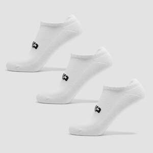 MP Unisex Trainer Ponožky (3 balení) Bílé - UK 9-11