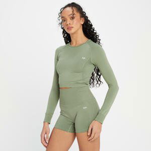 MP Dámský Shape Seamless Crop Top S Dlouhým Rukávem – Sepraný Nefritový - L