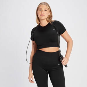 MP Dámský Tempo Rib Seamless Crop Top – Černý - S