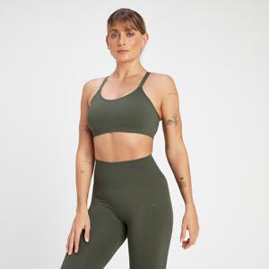 MP Dámská Rest Day Seamless Cross Back Sportovní Podprsenka – Šedozelená  - L