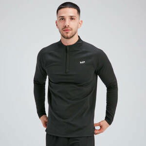 MP Pánský Tempo 1/4 Zip – Černý - XL