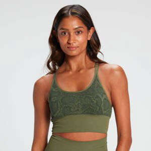 MP Snake Seamless Sports Bra - Green - S