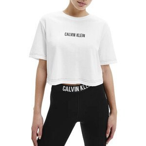 Triko Calvin Klein Calvin Klein Open Back Cropped T-Shirt