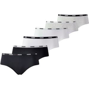 Kalhotky Puma Panties Hipster 6 PACK