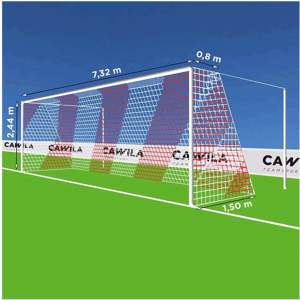 Síť Cawila Cawila Tornetz 4MM M120 7,5x2,5m 0,8x1,5m