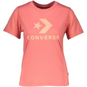 Triko Converse Converse Star Chevron Damen T-Shirt Pink F664