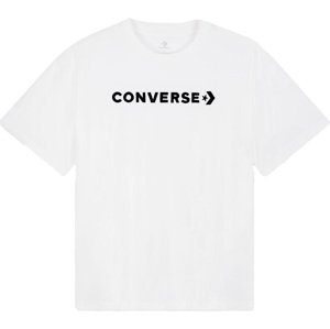 Triko Converse Converse Strip Wordmark Relaxed T-Shirt
