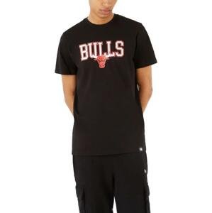 Triko New Era New Era Chicago Bulls Graphic Hoop T-Shirt FBLK
