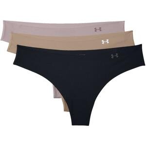 Kalhotky Under Armour PS Thong 3Pack -BLK