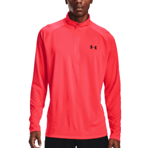 Triko s dlouhým rukávem Under Armour UA Tech 2.0 1/2 Zip-RED