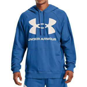 Mikina s kapucí Under Armour UA Rival Fleece Big Logo HD-BLU