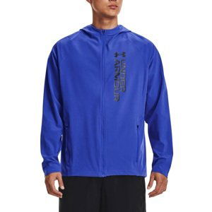 Bunda s kapucí Under Armour UA OUTRUN THE STORM JACKET-BLU