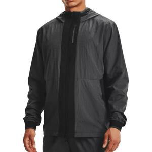 Bunda s kapucí Under Armour UA RUSH LEGACY WINDBREAKER-BLK