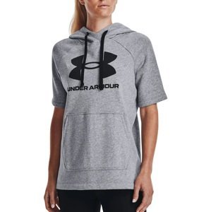 Mikina s kapucí Under Armour Rival Fleece SS Hoodie-GRY