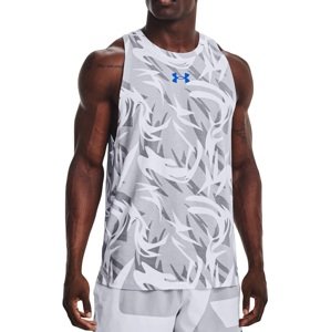 Tílko Under Armour UA BASELINE PRINTED TANK-WHT