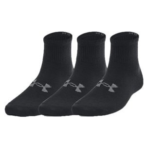 Ponožky Under Armour UA Essential 3pk Qtr Yth-BLK