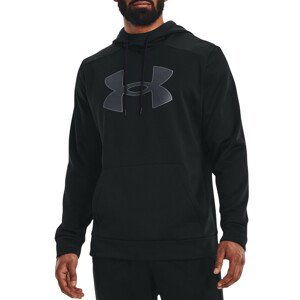 Mikina s kapucí Under Armour UA Armour Fleece Big Logo HD-BLK