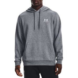 Mikina s kapucí Under Armour UA Essential Fleece Hoodie-GRY