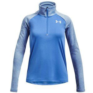 Mikina s kapucí Under Armour Tech Graphic 1/2 Zip-BLU