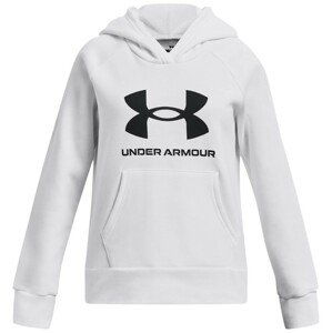 Mikina s kapucí Under Armour UA Rival Fleece BL Hoodie-WHT