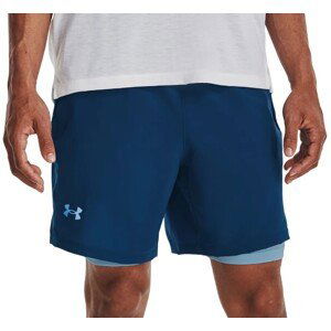 Šortky Under Armour UA LAUNCH 7 2-IN-1 SHORT-BLU