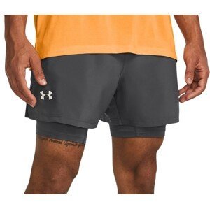 Šortky Under Armour UA LAUNCH 5'' 2-IN-1 SHORTS-GRY