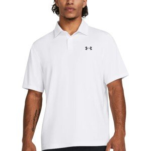 Triko Under Armour UA T2G Polo-WHT