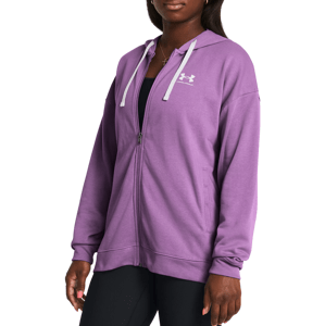 Mikina s kapucí Under Armour Rival Terry Oversized Full-Zip Hoodie