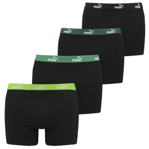 Boxerky Puma  Promo Solid Boxer 4 Pack