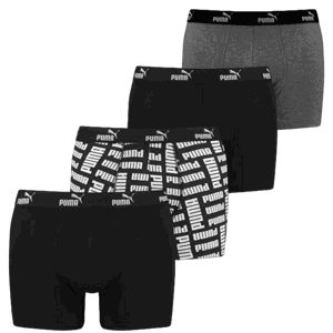 Boxerky Puma  Promo Print Boxer 4 Pack