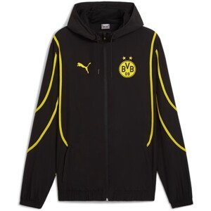 Bunda s kapucí Puma Borussia Dortmund Pre-Match Men's Woven Soccer Jacket