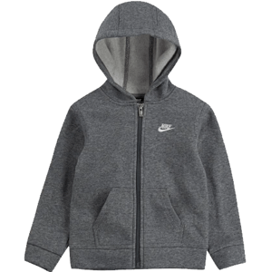 Mikina s kapucí Nike  Club Fleece Hoodie Kids Grey