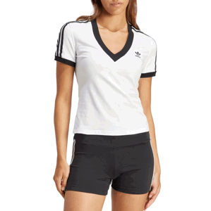 Triko adidas Originals 3-Stripes V-Neck Slim