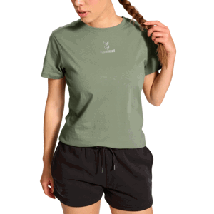 Triko Hummel HMLACTIVE CHEVRONS CO TEE S/S WOMAN