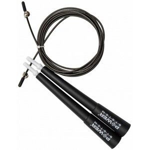 Švihadlo Power System POWER SYSTEM-JUMP ROPE-BLACK