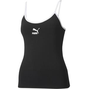 Tílko Puma  Classics Logo Tanktop Damen Schwarz F01