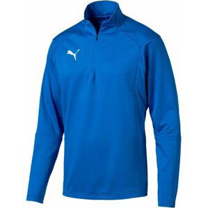 Mikina Puma LIGA Training 1 4 Zip Top Electric Blue