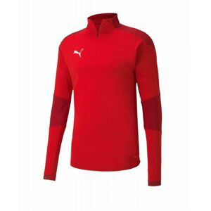 Triko s dlouhým rukávem Puma teamFINAL 21 Training 1 4 Zip Top