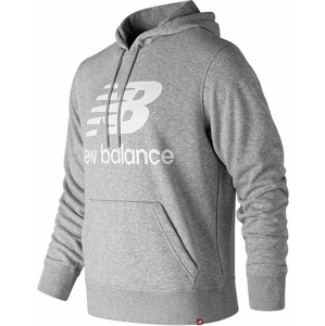 Mikina s kapucí New Balance M NB ESSENTIALS STACKED LOGO PO HOODIE